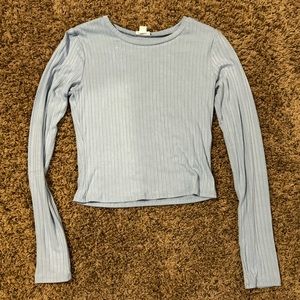 Garage Cropped Long Sleeve Top - S